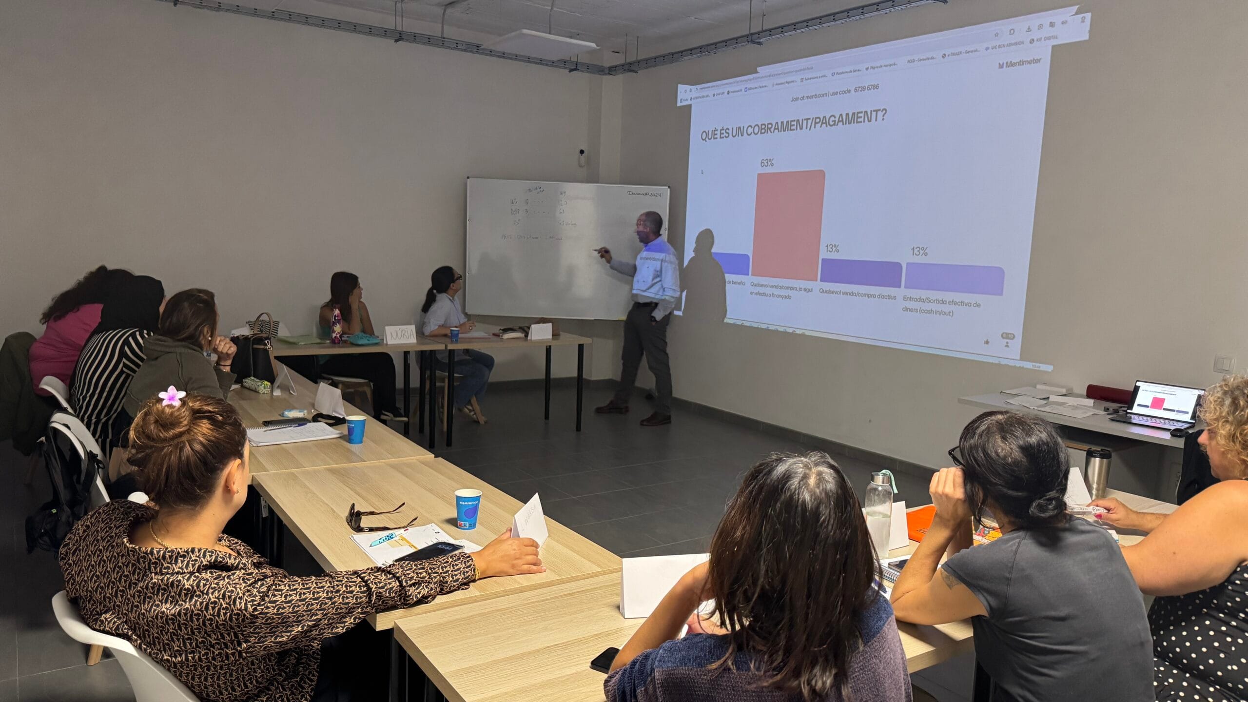 Classe curs emprenedoria impartida per JOrdi Llavina